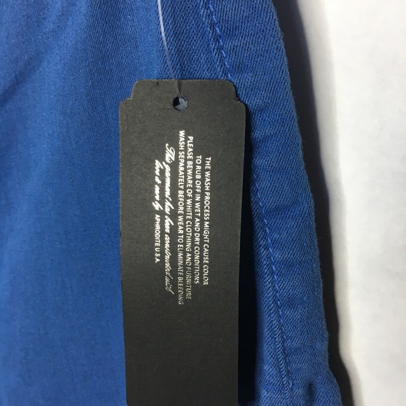 Aphrodite Periwinkle Blue High Waist Skinny Jeans - Picture 6 of 8